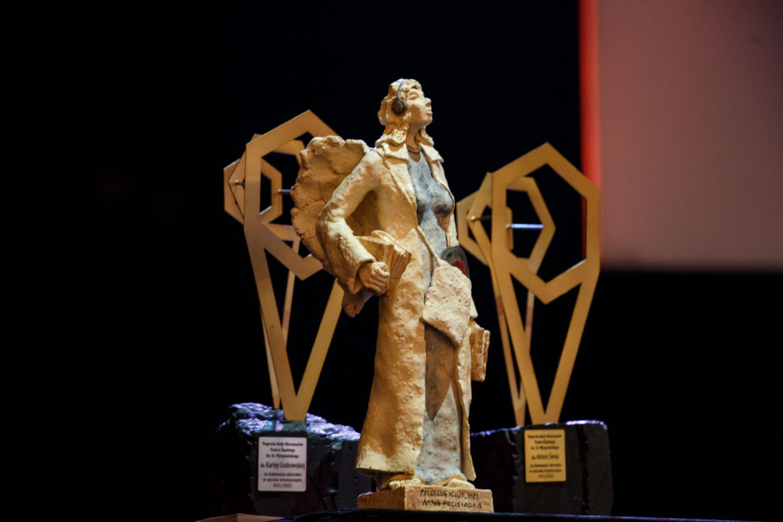 Statuetka „Angelus Kulis” oraz dwie statuetki Nagrody Rady Mecenasów